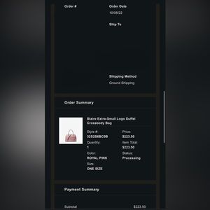 Blaire Extra-Small Logo Duffel Crossbody Bag